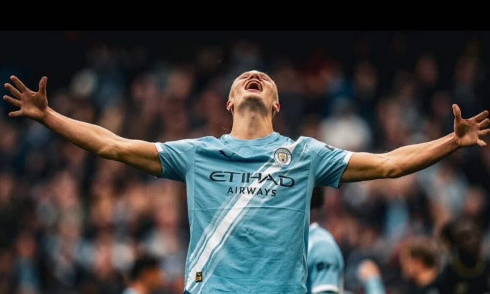 Manchester City abre o placar com golaço de Haaland em jogo disputado contra Villarreal pela  Champions League