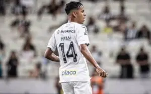 Sampaoli aprova e Atlético-MG intensifica monitoramento por Hyan, jovem volante insatisfeito com pouca minutagem no Santos