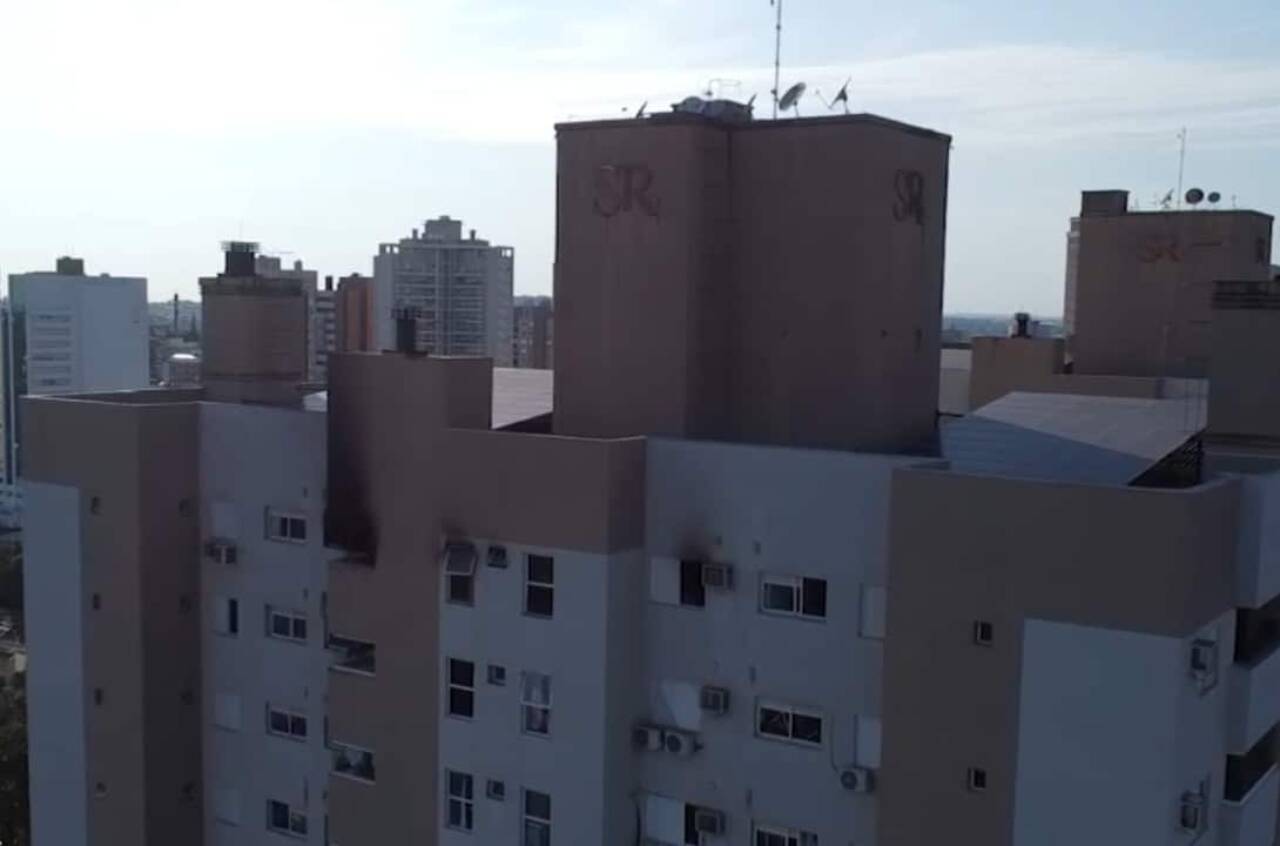 Incêndio em apartamento de Cascavel fere mãe, filha e bombeiros em ação rápida de resgate