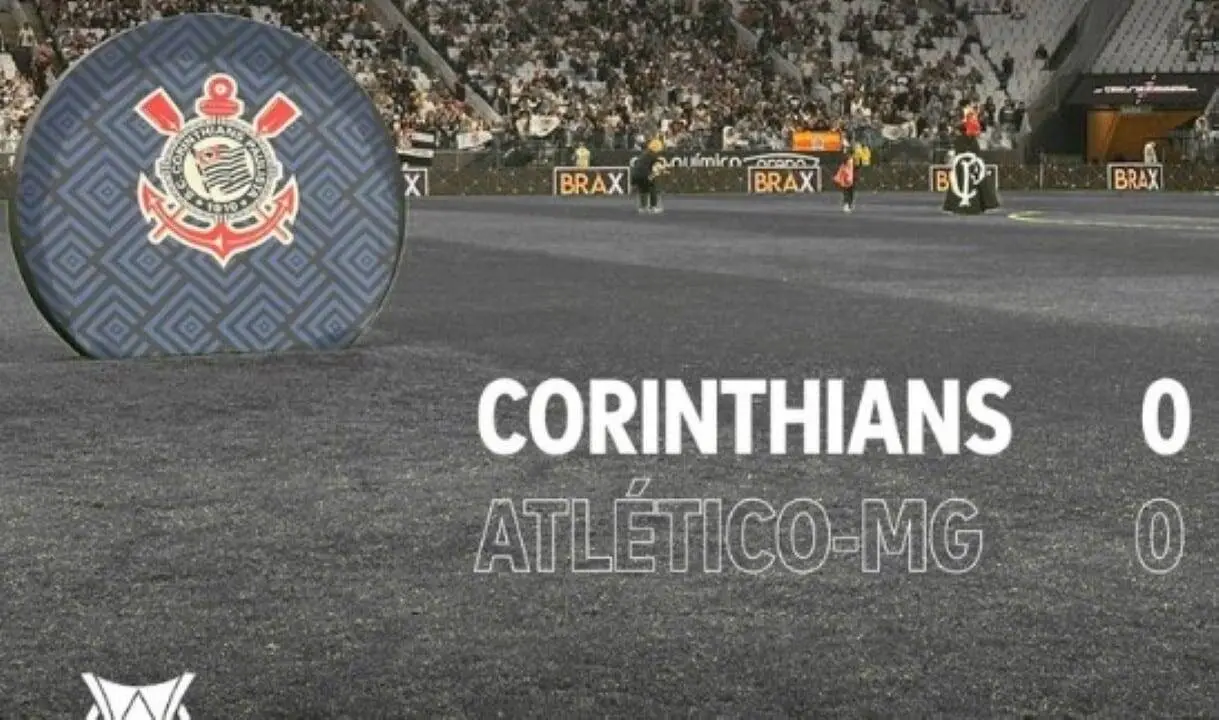Intervalo Corinthians x Atletico MG