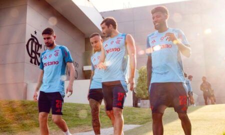 Jogadores do Flamengo