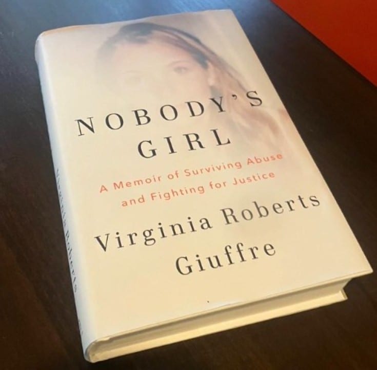 Livro da Virginia Giuffre