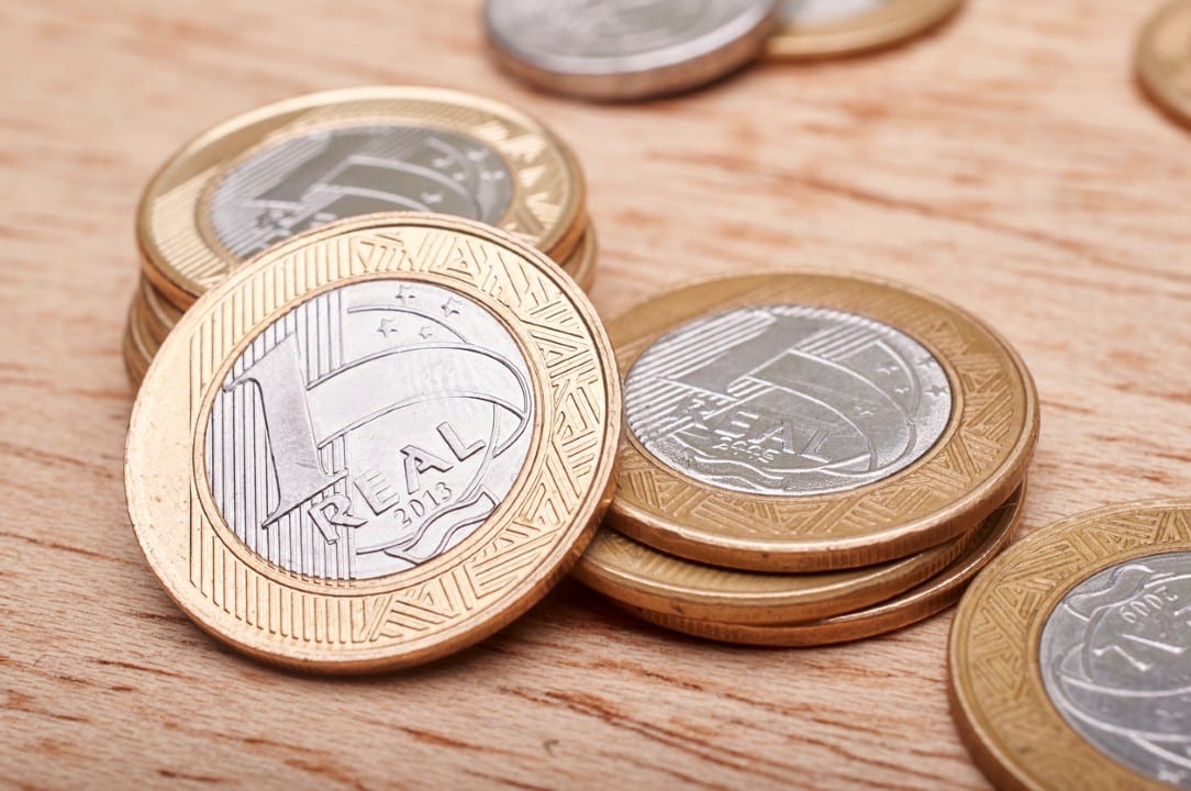 Moedas de 1 real