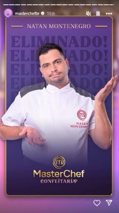 Natan Montenegro eliminado do MasterChef