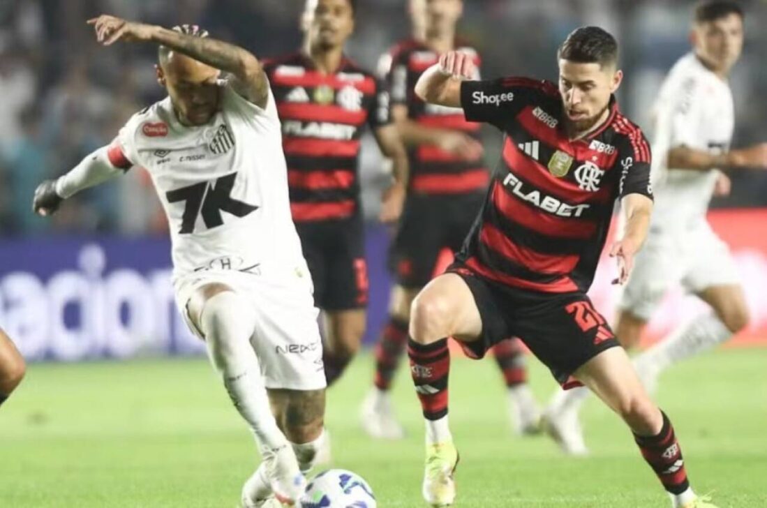 Neymar Flamengo x Santos