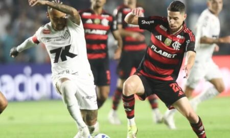 Neymar Flamengo x Santos