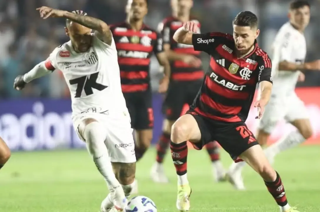 Neymar Flamengo x Santos