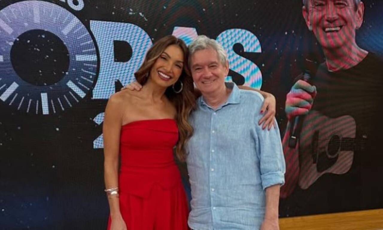 Patricia Poeta e Serginho Groisman
