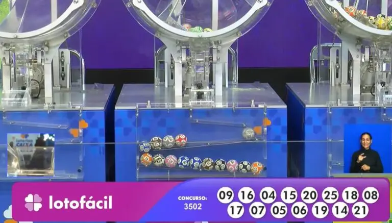 Resultado Lotofácil 3502