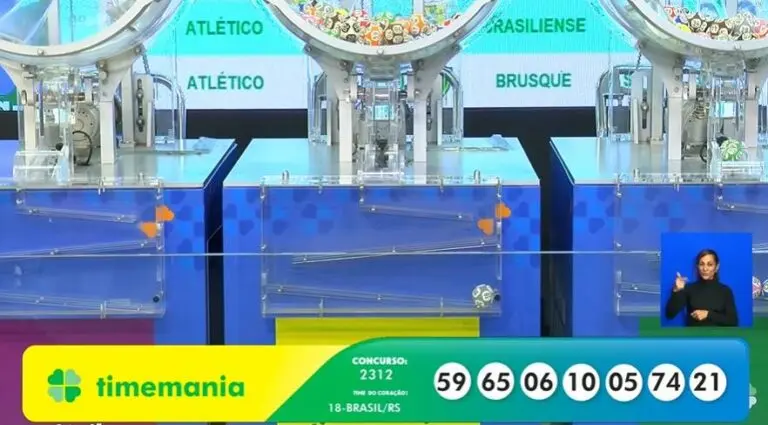 Resultado Timemania 2312