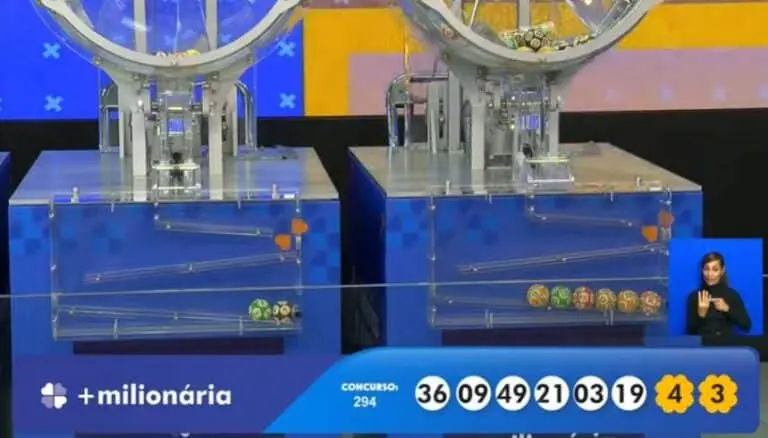Resultado da +Milionária 294
