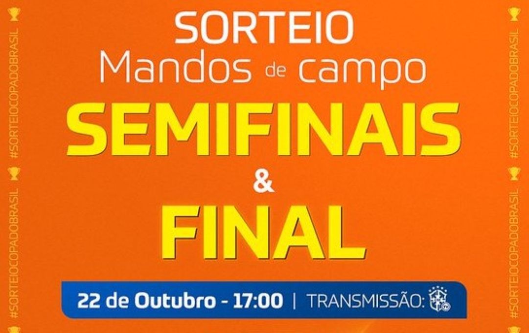 Sorteio semifinais CBF Copa do Brasil