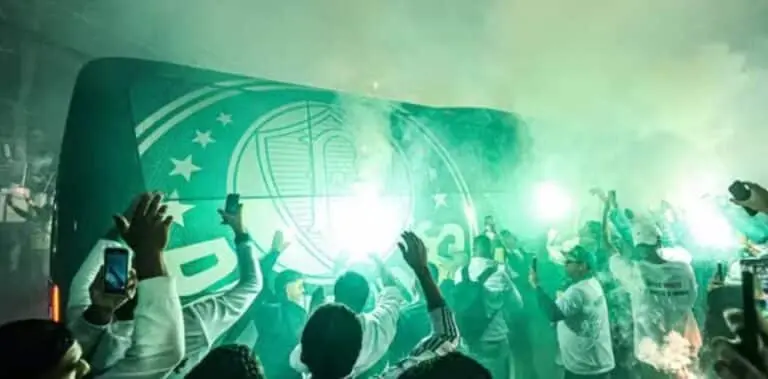 Torcida do palmeiras no estadio