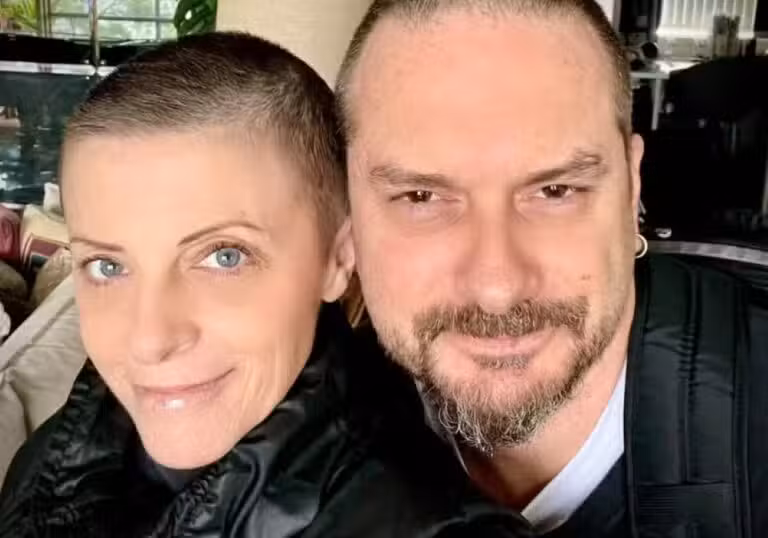Virginia Lillye com o marido, Julian