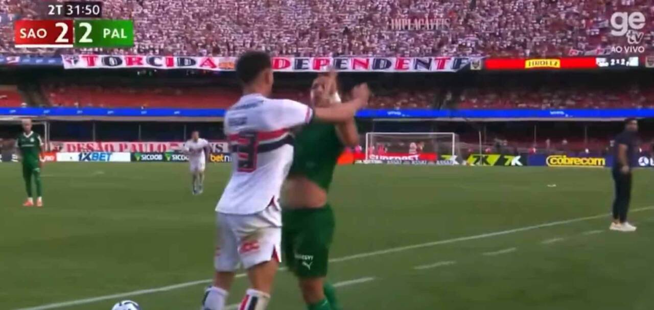 Briga entre Enzo Díaz e Vitor Roque para São Paulo x Palmeiras, jogo retomado e punições no Brasileirão