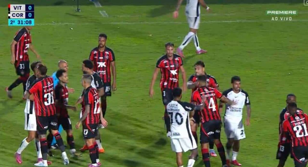 confusao em campo