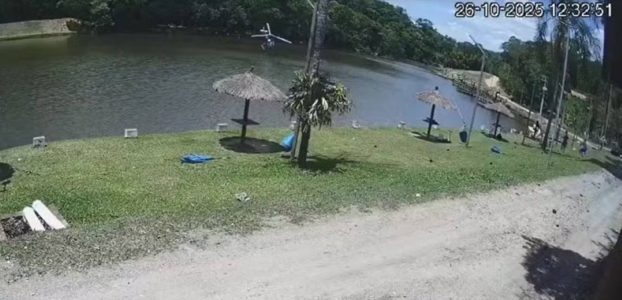 queda de Helicóptero