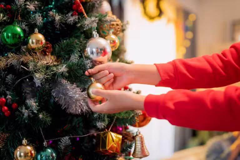 Árvore de natal, enfeites