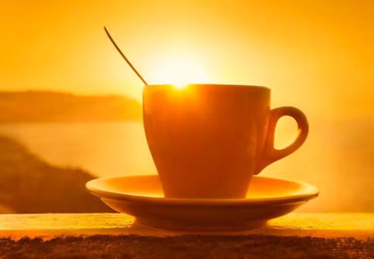 Bom dia, Sol, Café, Mensgem, Great Pics Worldwide-shutterstock.com