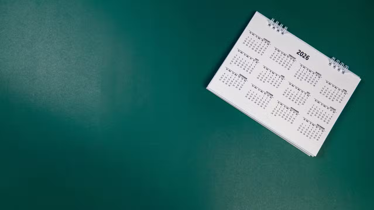 Calendário 2026