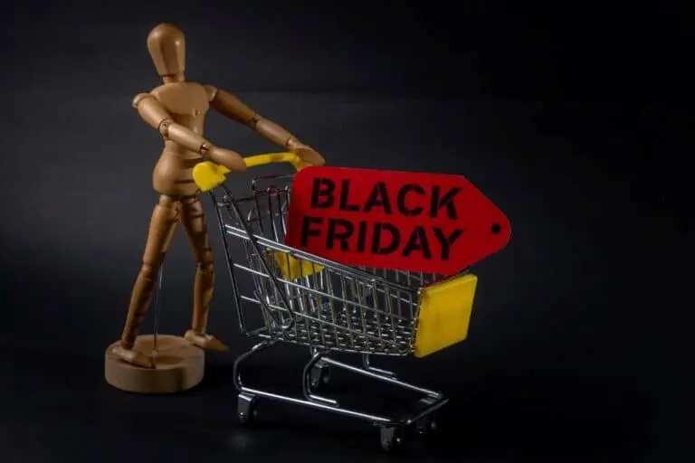 Carrinho de compras black friday