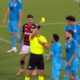 Cartao amarelo Neymar - Flamengo Santos