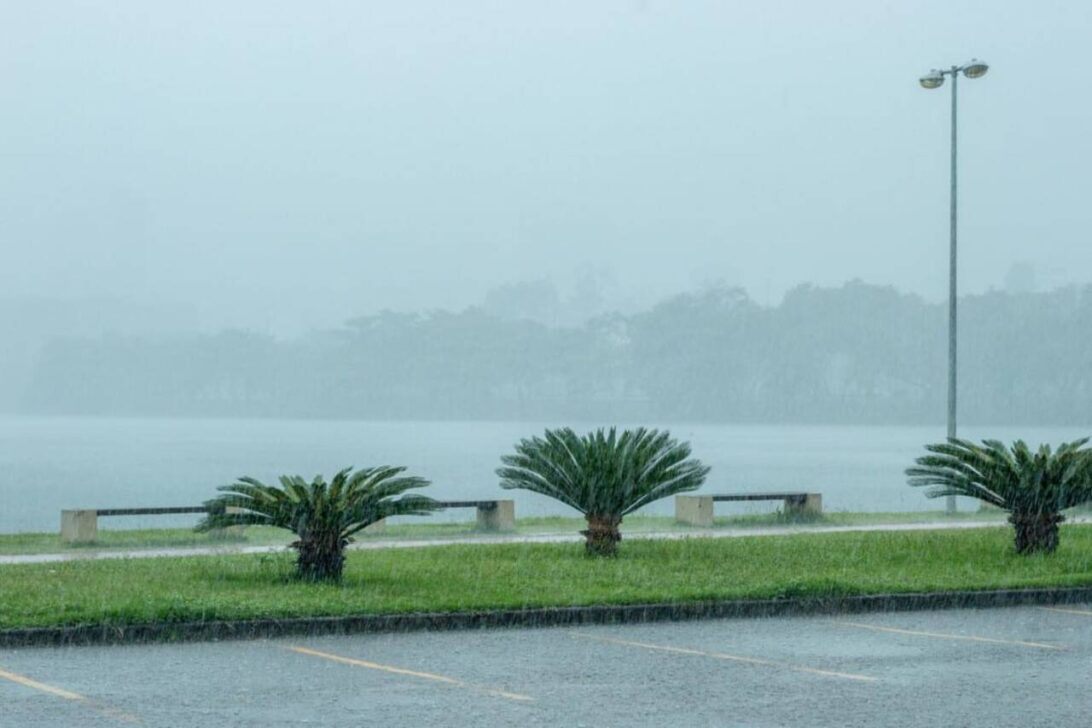 Chuva, tempo nublado