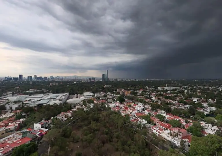 Chuva, tempo nublado
