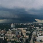 Chuva, temporal, tempo, nublado