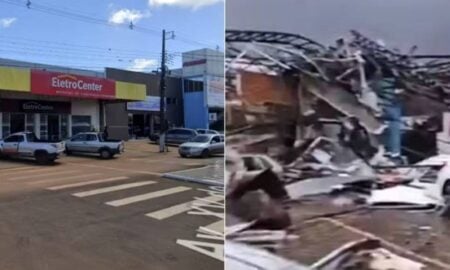 Destruição no parana