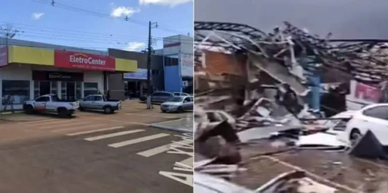 Destruição no parana