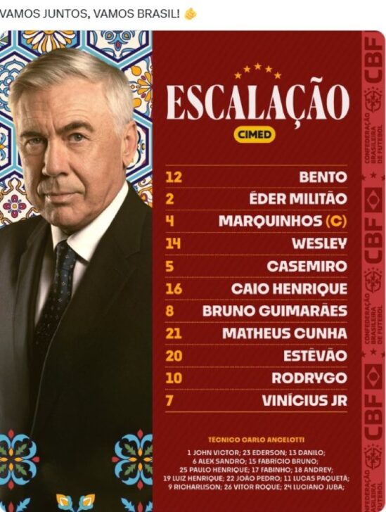 Escalação Brasil