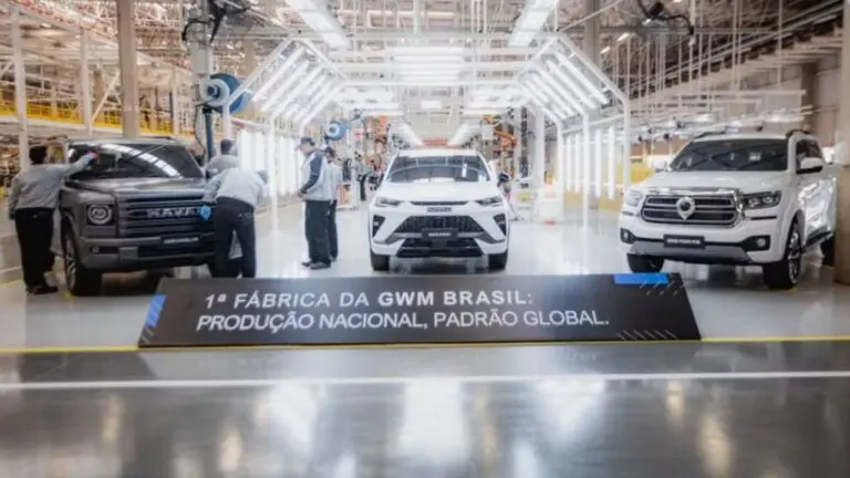 Fábrica da GWM em Iracemápolis SP