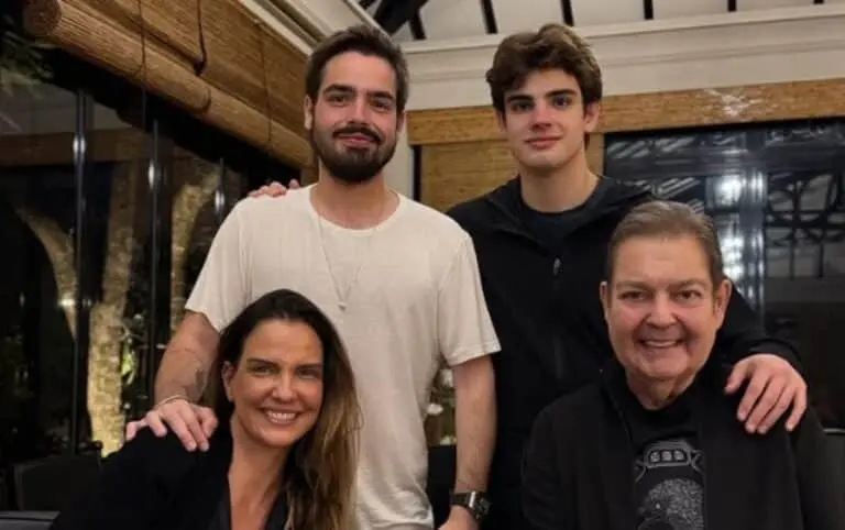 Faustão e familia