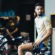Flaco López em treino pela seleção da Argentina