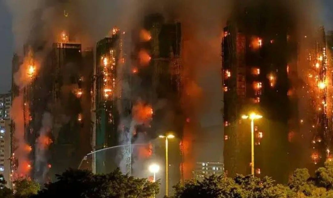 Hong Kong incendio]