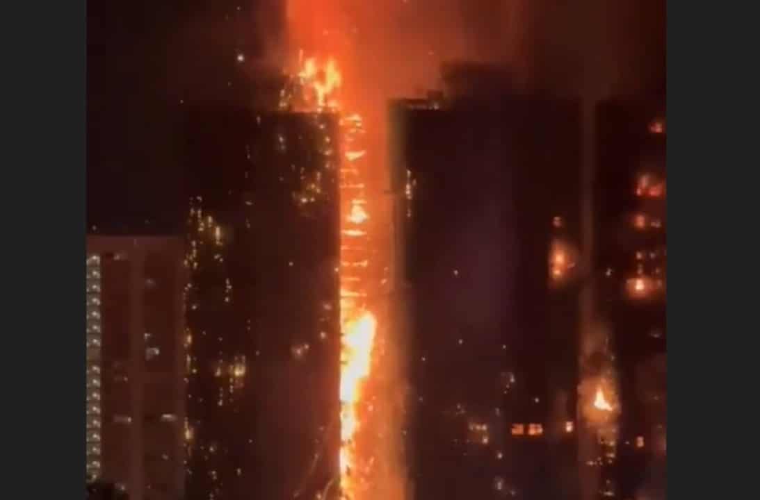 Incendio edificio Hong Kong