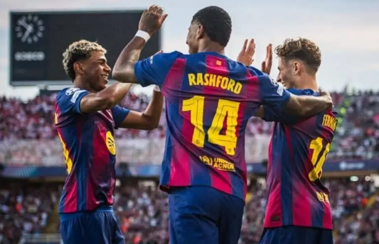 Jogadores do Barcelona