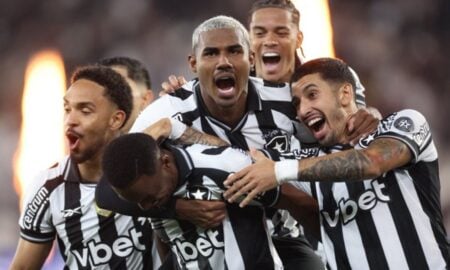 Jogadores do Botafogo