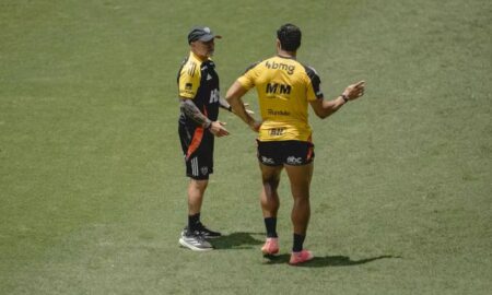 Jorge Sampaoli e Hulk