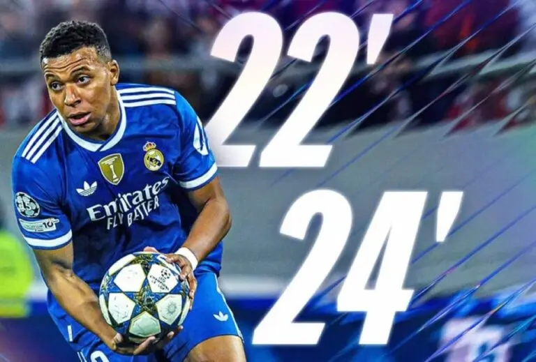 Mbappe hat-trick