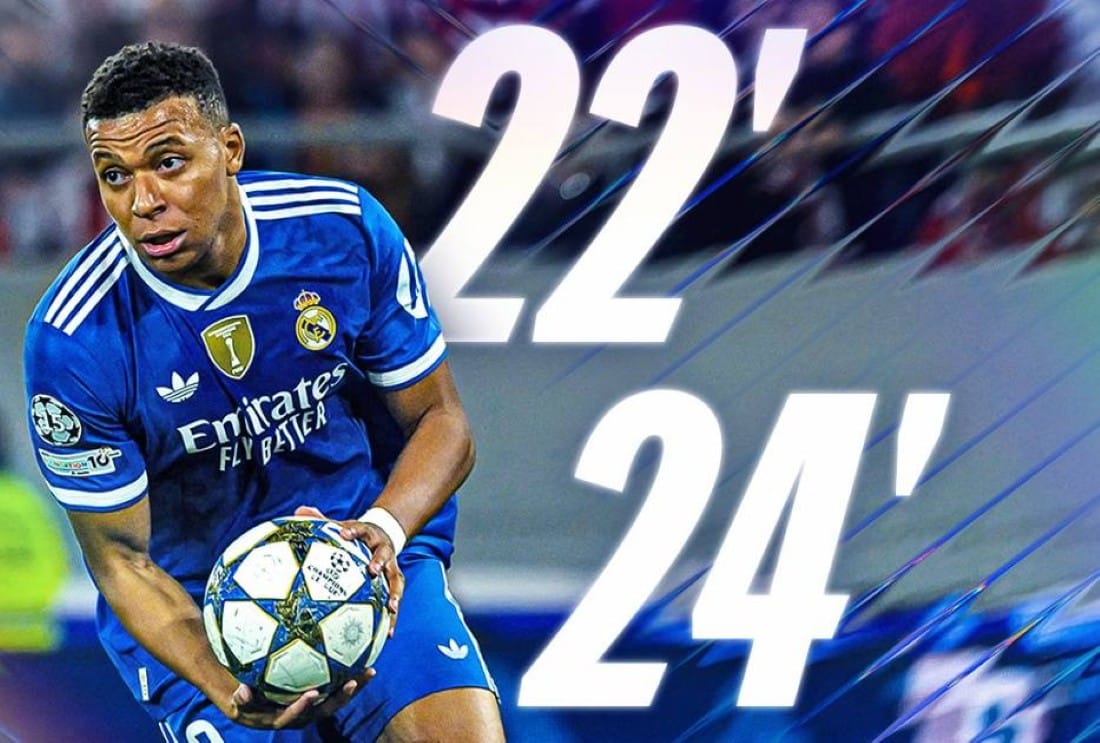Mbappe hat-trick