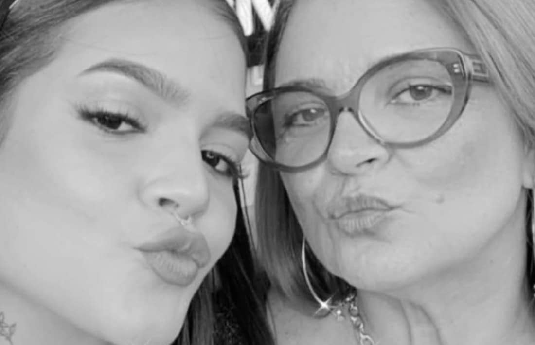 Mel Maia e Mãe