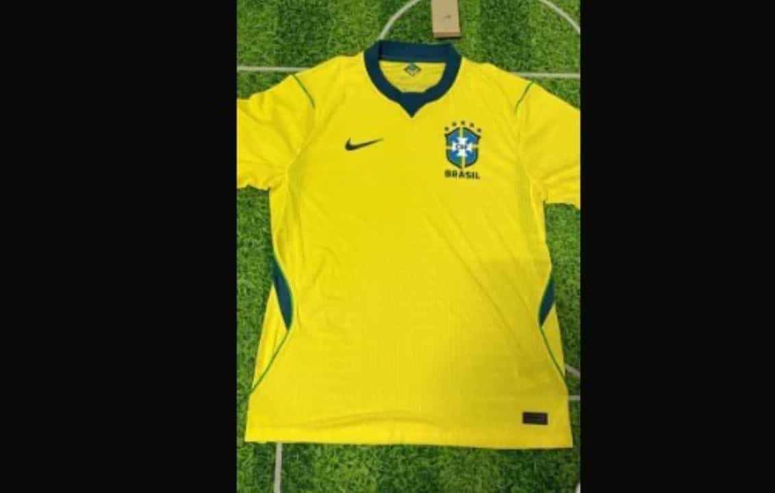 Novo uniforme Seleçao Brasileira Vazado