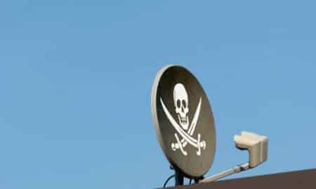 Pirateados conceito de sinal a cabo, streamings piratas