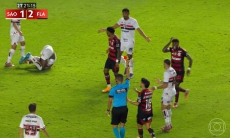 Plata expulso -São Paulo x Flamengo