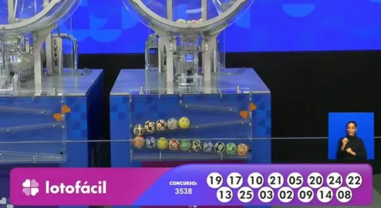 Resultado Lotofácil 3538