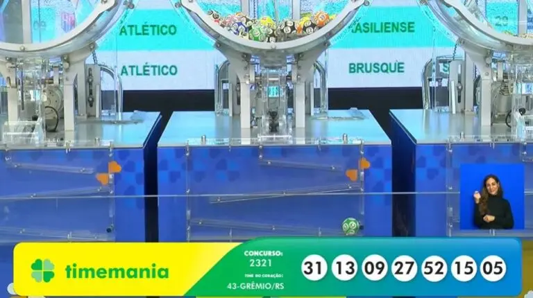 Resultado Timemania 2321