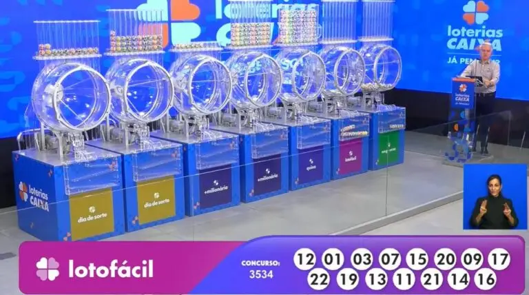 Resultado adiado Lotofácil 3534