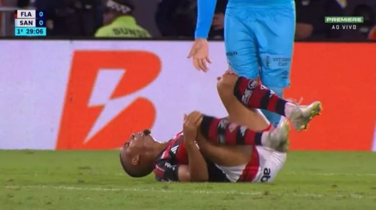 Samuel Lino - Flamengo x Santos